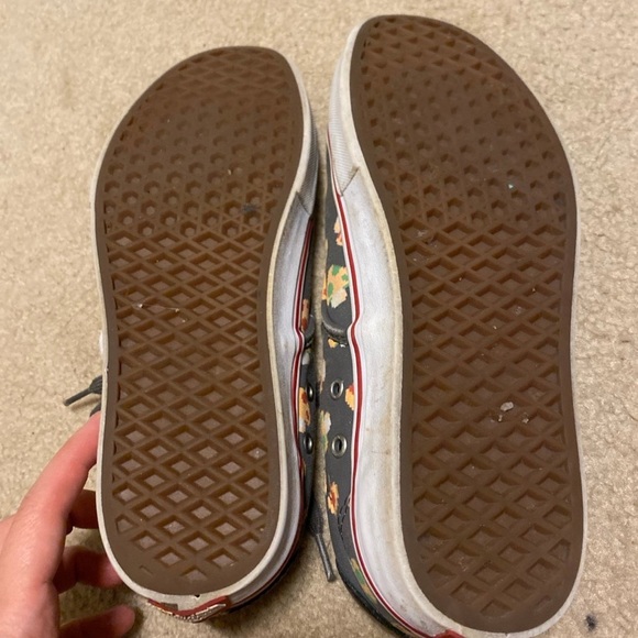 Nintendo Chima Ferguson Vans Super Mario Gray 8Bit Mushrooms Sneaker 8.5 Men - Picture 7 of 7